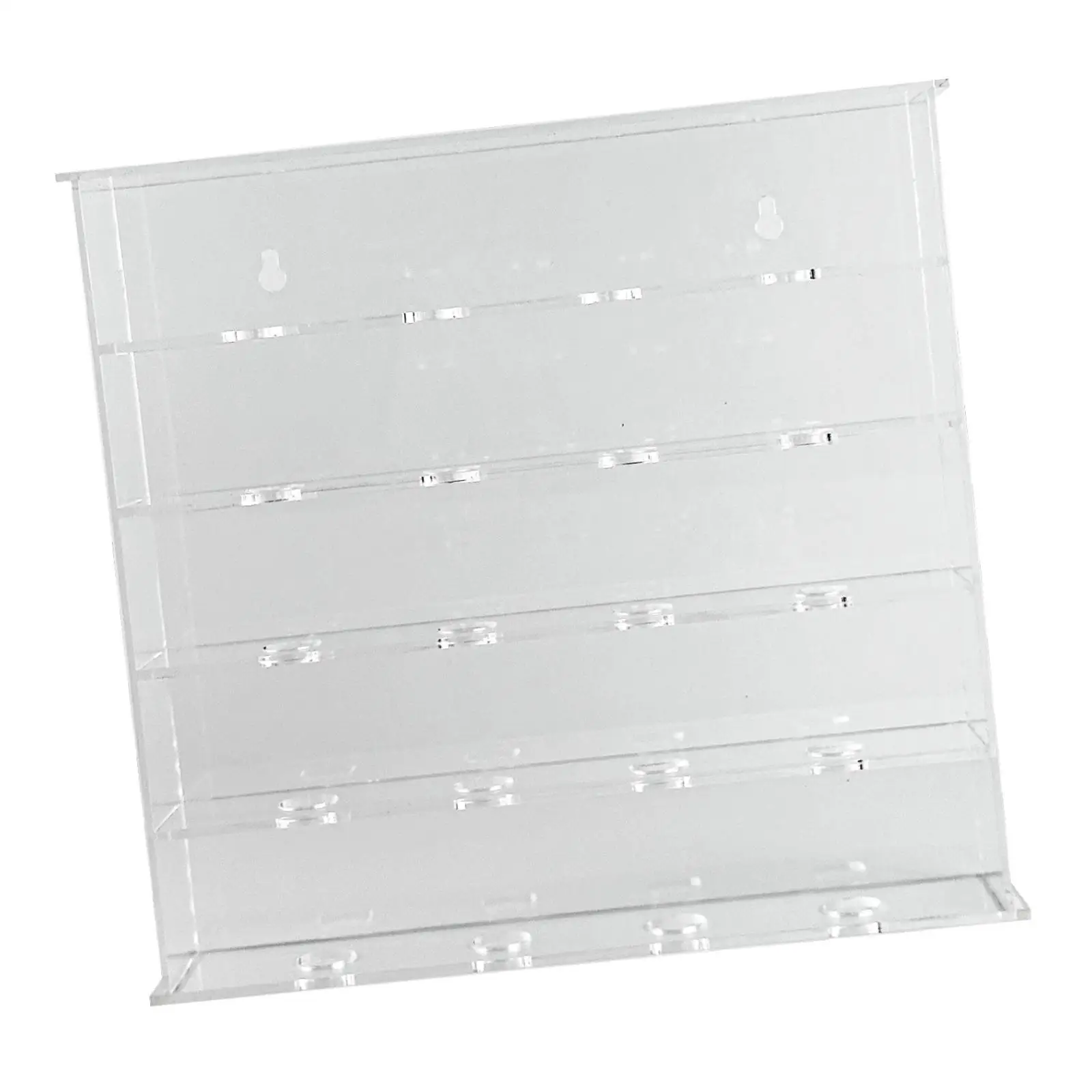 Golf Ball Display Rack Acrylic 5 Shelf Cabinet Premium Case Holds 20 Balls for Golf Enthusiasts Room Decor
