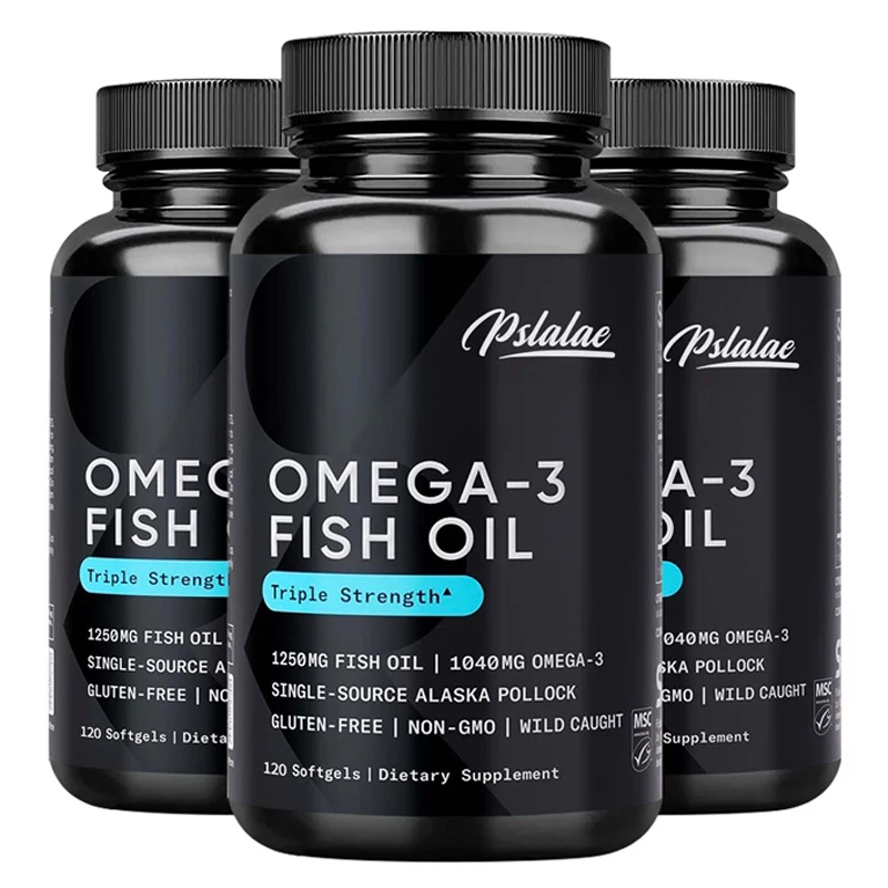 

Omega-3 Fish Oil Rich in DHA and EPA, Improve Bad Mood, Relieve Stress, Strengthen The Brain, Improve Memory and Intelligence