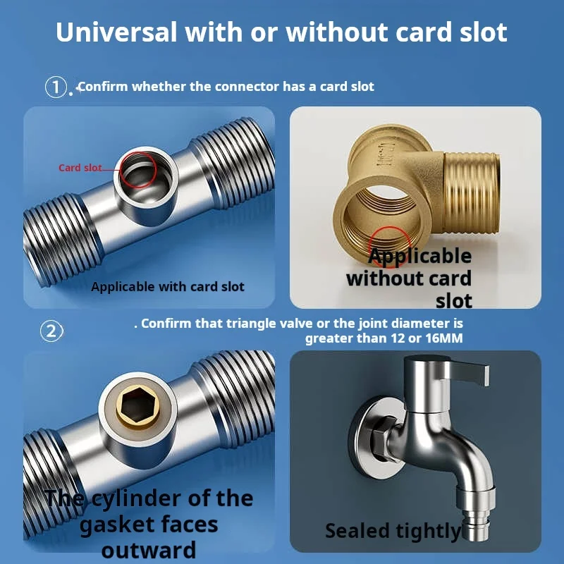 Brass Silicone Gasket With Triangular Valve For Leak Proof Sealing  Quick Sealing Gasket Adhesive For Leak Proof Faucet Accessor