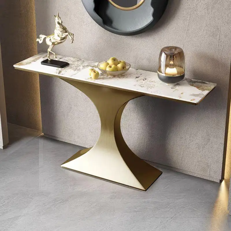 

Aesthetic Console Table Style Entryways Minimalist Table Simple Storage Living Room Furniture Mesita Recibidor De Entrada
