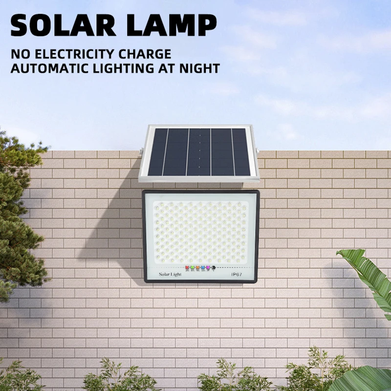 

300W Solar LED lights automatic intelligent remote control environmental protection solar charging energy-saving multiple light