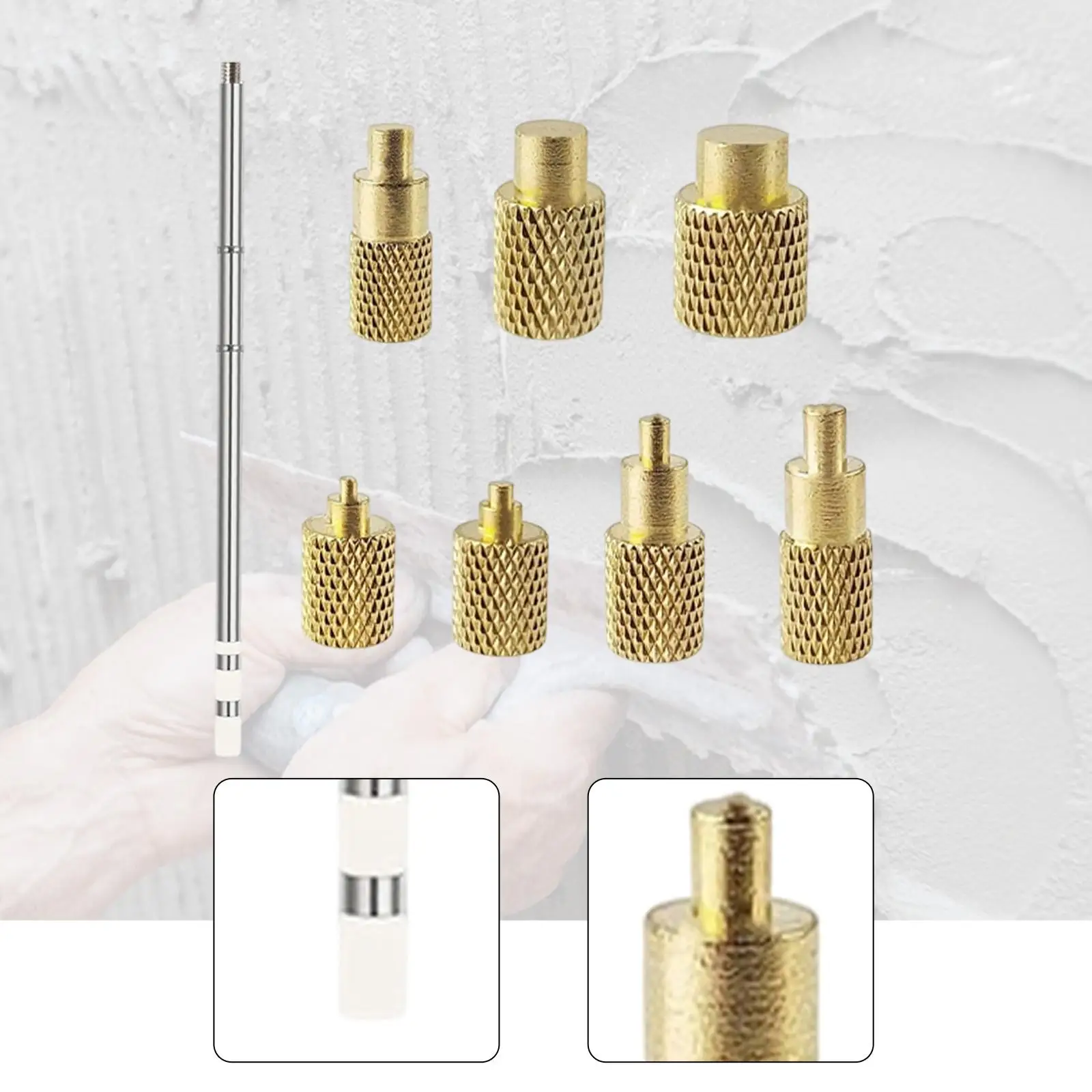 Soldering Iron Tips Kit Heat Set Brass Insert Adapter for Efficient 3D Printing Repair Assembly