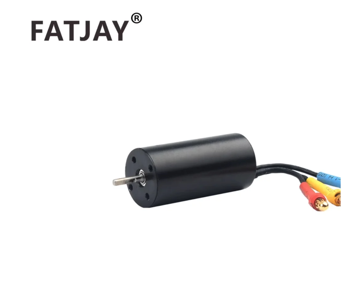 

FATJAY 2040 3300KV RC Hobby 2-pole Model Parts Brushless Inrunner 2-4S Battery Motor for RC Car RC Boat
