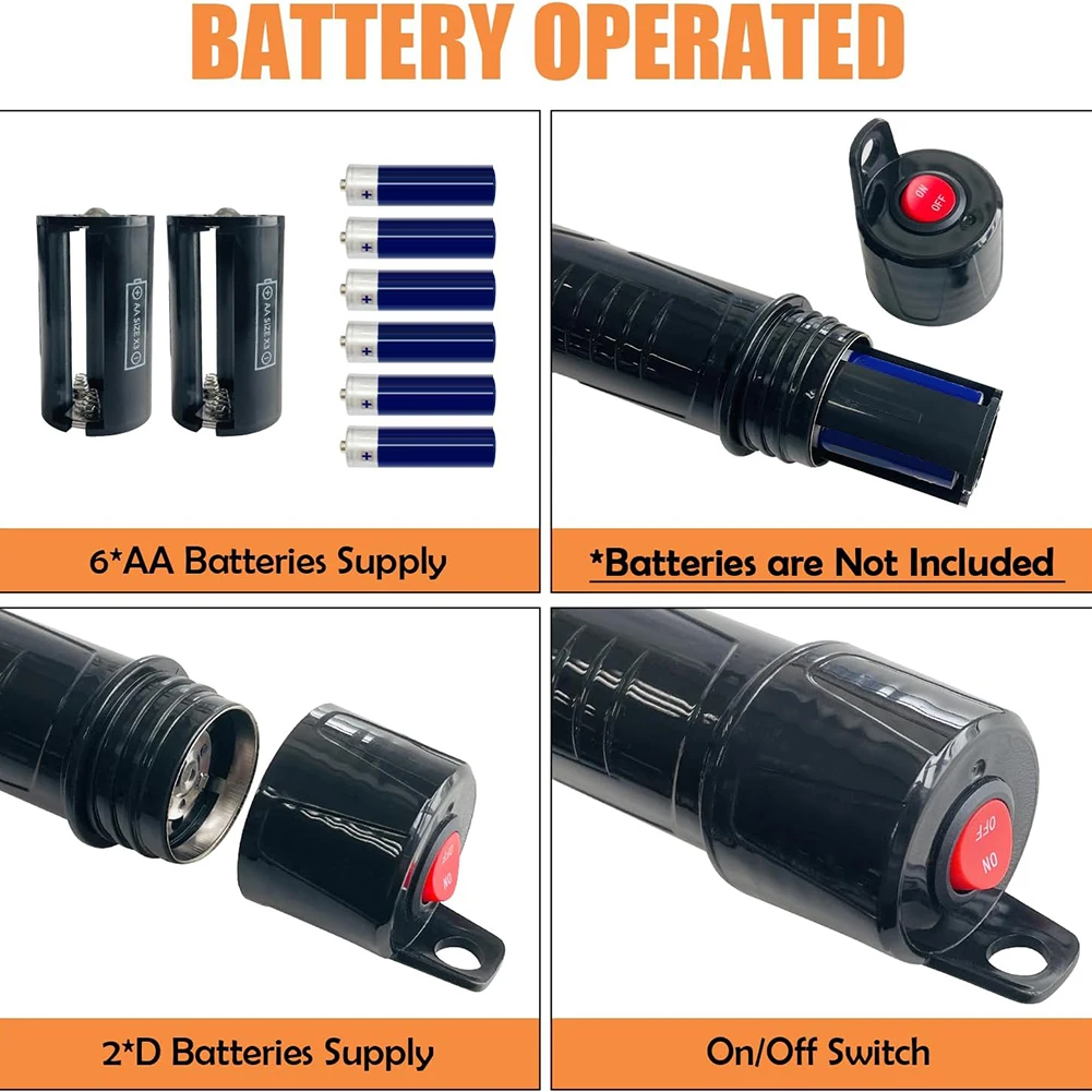 Battery Operated Pump Black Orange Electric Transfer Pump Corrosion-Resistant Material Fits 3 To 5 Gallon Cans