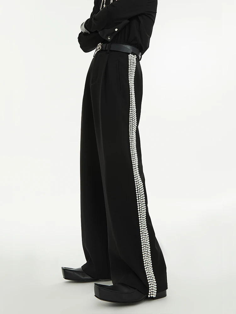 

Мужские повседневные брюки Pearl Original Ele Draped Sle, модные прямые длинные брюки для молодежи, весенний сезон