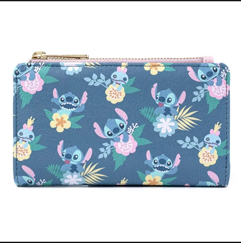 

Disney'S New Stitch Men'S Wallet Cartoon Cute Lady'S Wallet Luxury Brand Long Large Capacity Multi-Card Slot Student Coin Purse