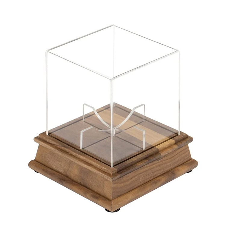 

Softball Display Case, Plastic Display Holder, Clear Display Cube Baseball Display Case Protected Acrylic Box, Easy To Use