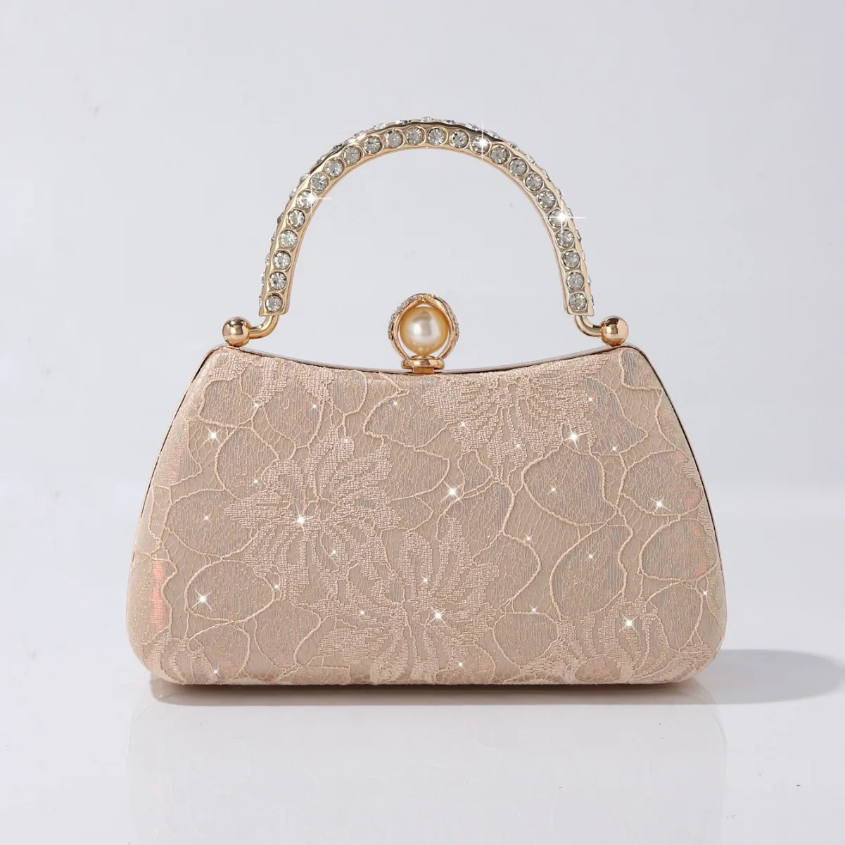 Dinner Embroidered Lace Fashion Women's Clutch Bag Literary National Style Clutch Shoulder Oblique Span Women's Bag Botega Venta