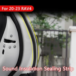For Toyota RAV4 20-23 Car Seal Strip Engine Hood Rubber Sealing Strips Door Trunk A Pillar Trims Soundproof Waterproof Accessory