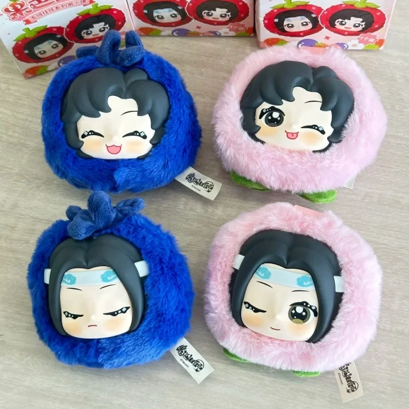 Original el fundador del diabolismo serie de flores aromáticas Wei Wuxian Lan Wangji llavero caja ciega figura coleccionable muñeca de juguete