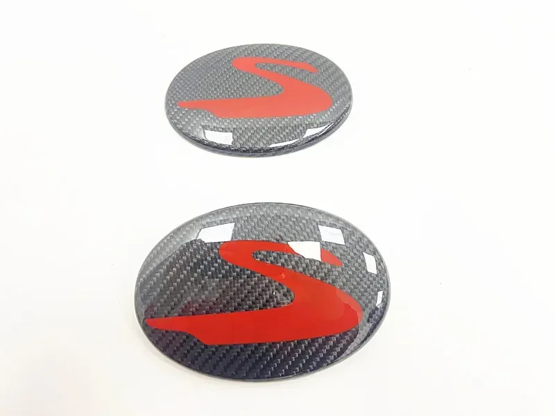 Supra A90 A91 MK5 Customized Replacement Carbon Fiber Front & Rear Emblem Badge  For 2020+ GR