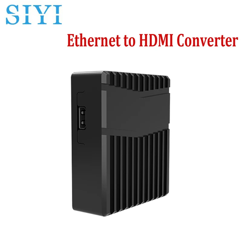 SIYI Ethernet to HDMI Converter OSD Overlay MP4 Recording IP Configuration Compatible with SIYI HM30 Ground Unit