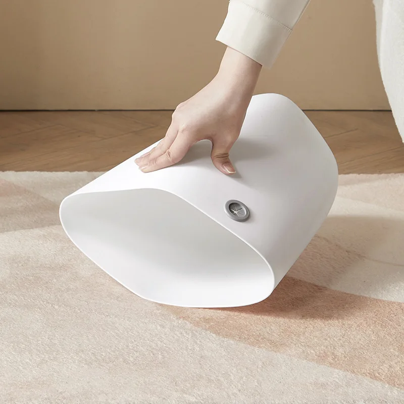 

Large Capacity Trash Can for Home Bathroom Toilet Dorm Simple Luxury Garbage Bin