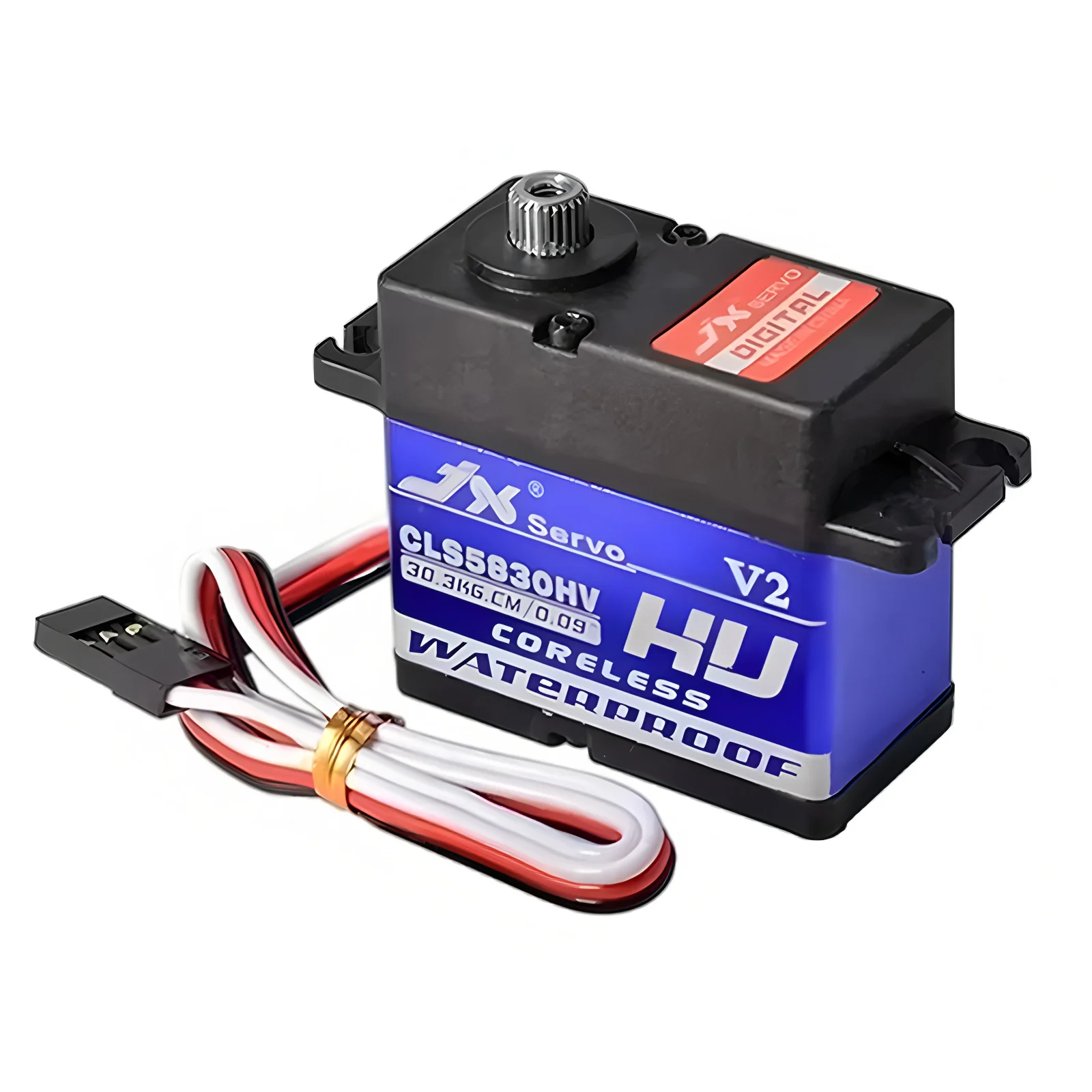 

CLS5830HV 30kg Torque High Voltage Digital Servo Waterproof Metal Gear 6V-8.4V 1/8 1/10 RC Car Crawler RedCat HPI Baja