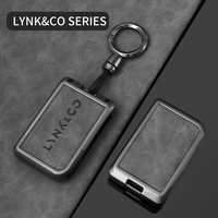 Zinc Alloy Car Remote Key Cover Case Protector Holder Shell for LYNK&CO 05 01 02 03 06 High-end Car Keychain Keyless Accessory