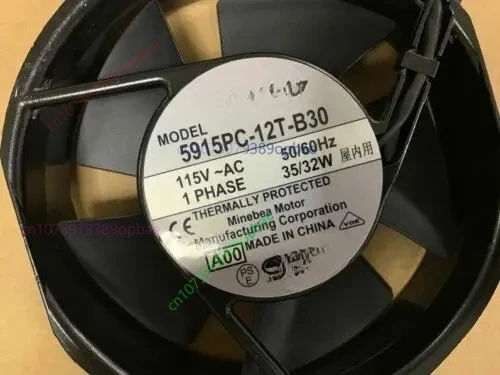 

1pcs FOR NMB-MAT Fan 115V 50/60Hz 35/32W 5915PC-12T-B30