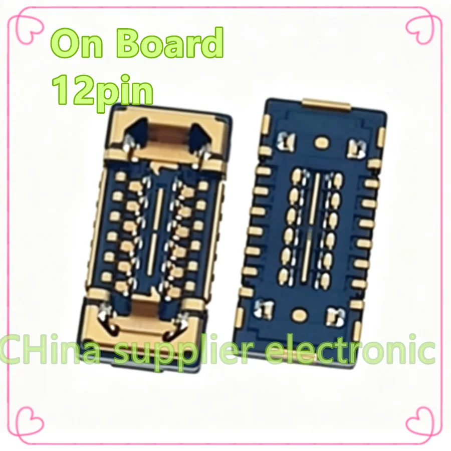 for Samsung NOTE20 s20 rear socket motherboard cable seat connection buckle connector On Board Flex 12pin