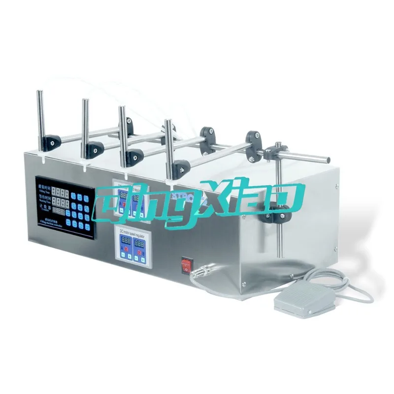 

GFK580 Small-Dose Liquid Filling Machine Four-Head Peristaltic Pump Hose Filling Machine Dispensing Machine