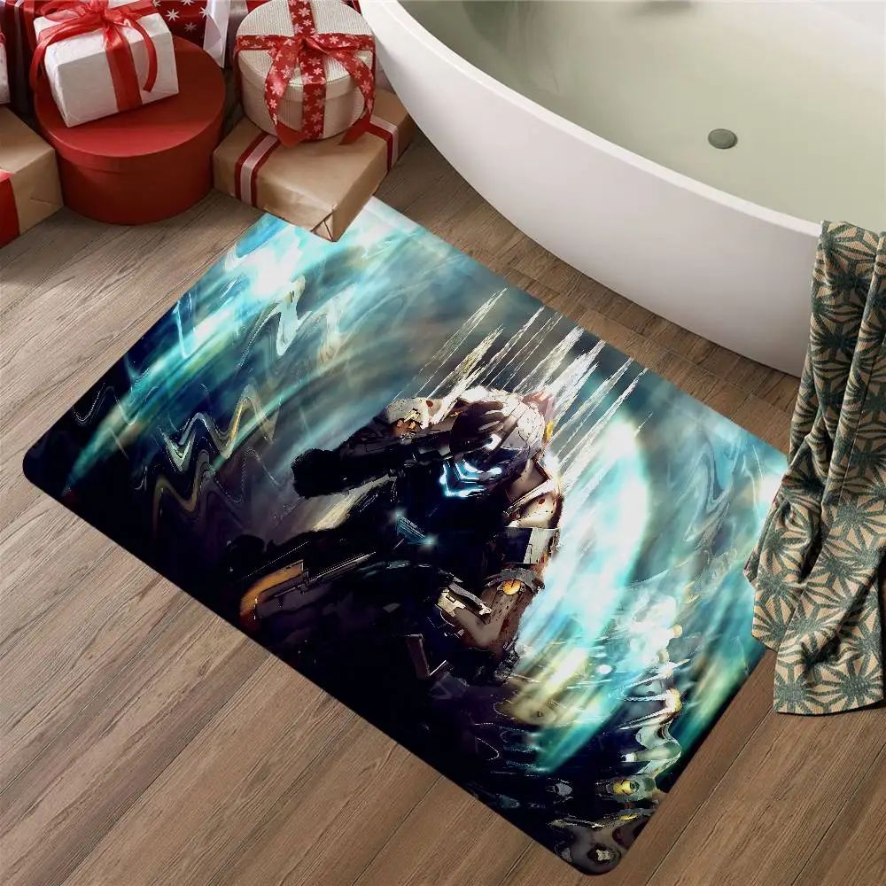 Horror Game Dead Space Hallway Carpet Washable Non-Slip Living Room Sofa Chairs Area Mat Kitchen Doormat Area Rug