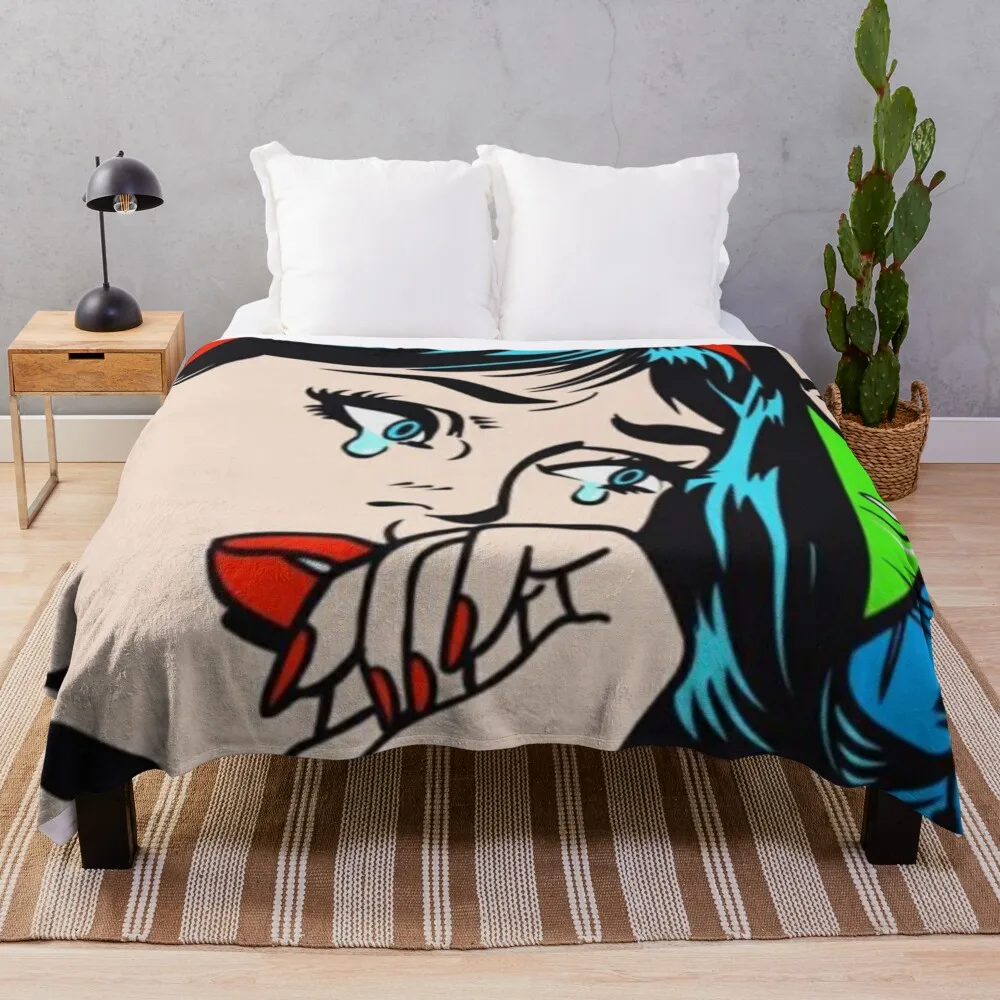 

Pop Art Paintings - Comics pop art Throw Blanket Sofa Quilt decorative Kid'S funny gift Blankets