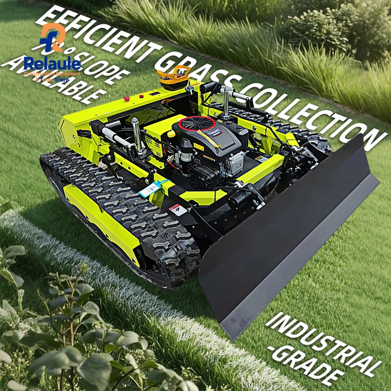 

Door to Door Mini Remote Control Crawler Lawn Mower Riding Mower with Cordless Feature for Grass Cutting