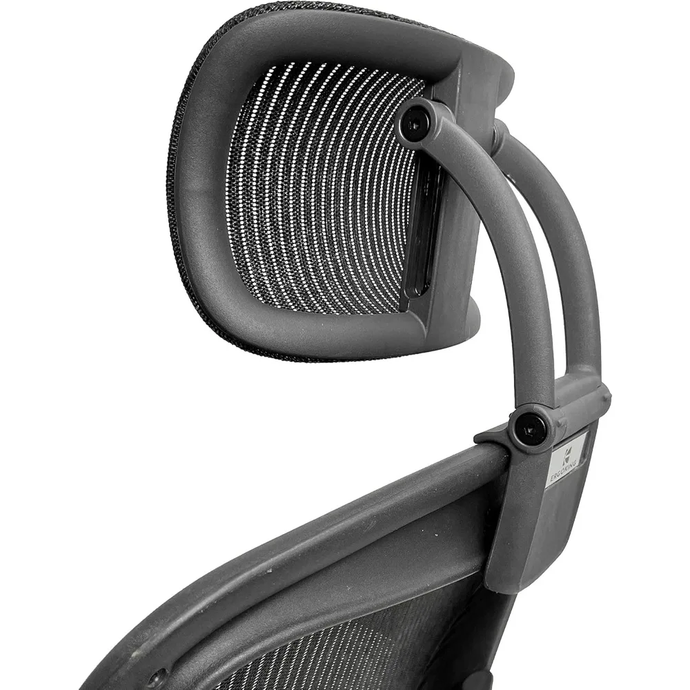 مرفق مسند رأس بارتفاع وإمالة قابل للتعديل بالكامل، شماعة معطف قابلة للإزالة، متوافقة مع كرسي Aeron، متوفر في ألوان مختلفة #6