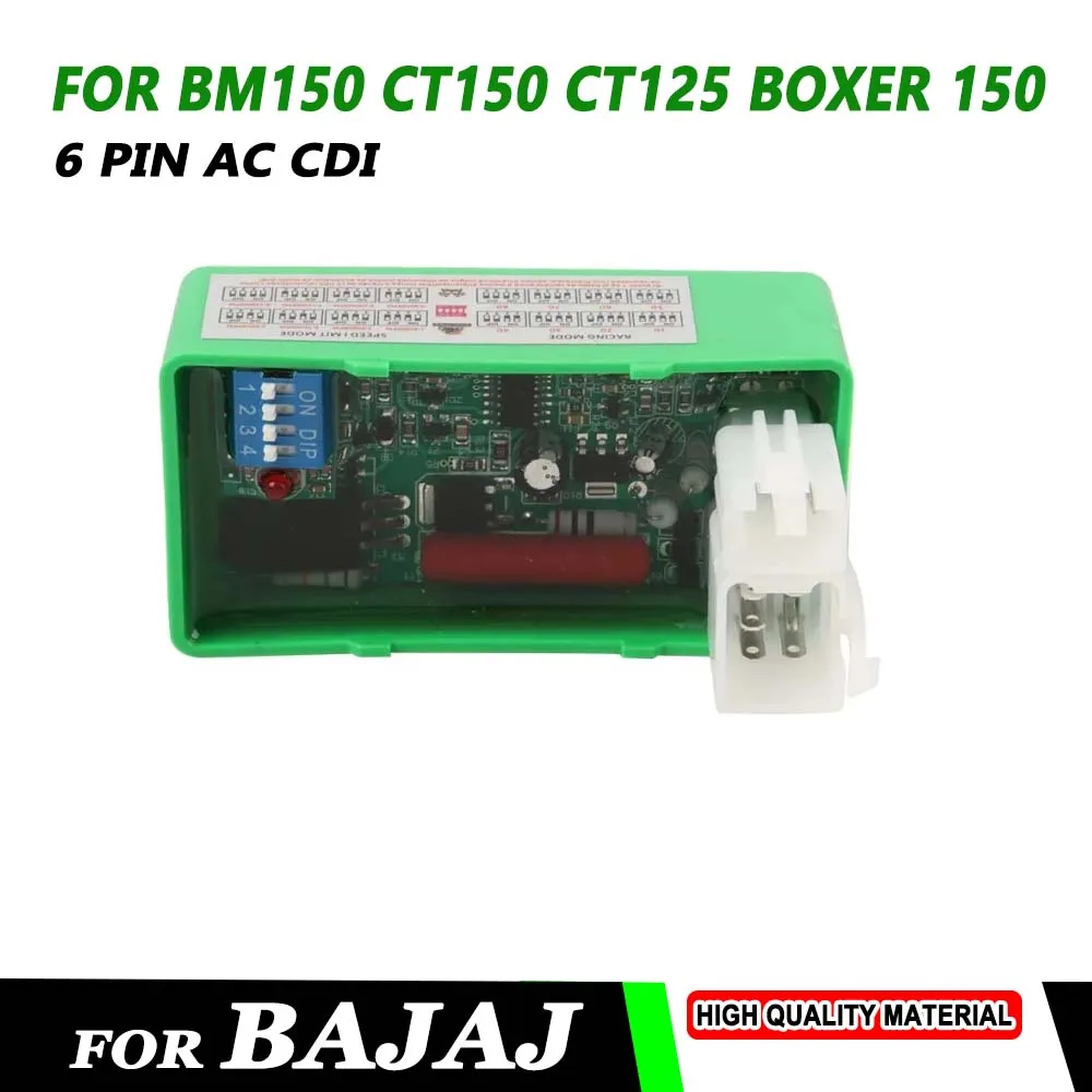 For Bajaj BM150 Boxer CT150 CT125 For Kawasaki BOXER 150 Motorcycle 7 Pin AC CDI Box Adjustable Igniter System Unit Racing