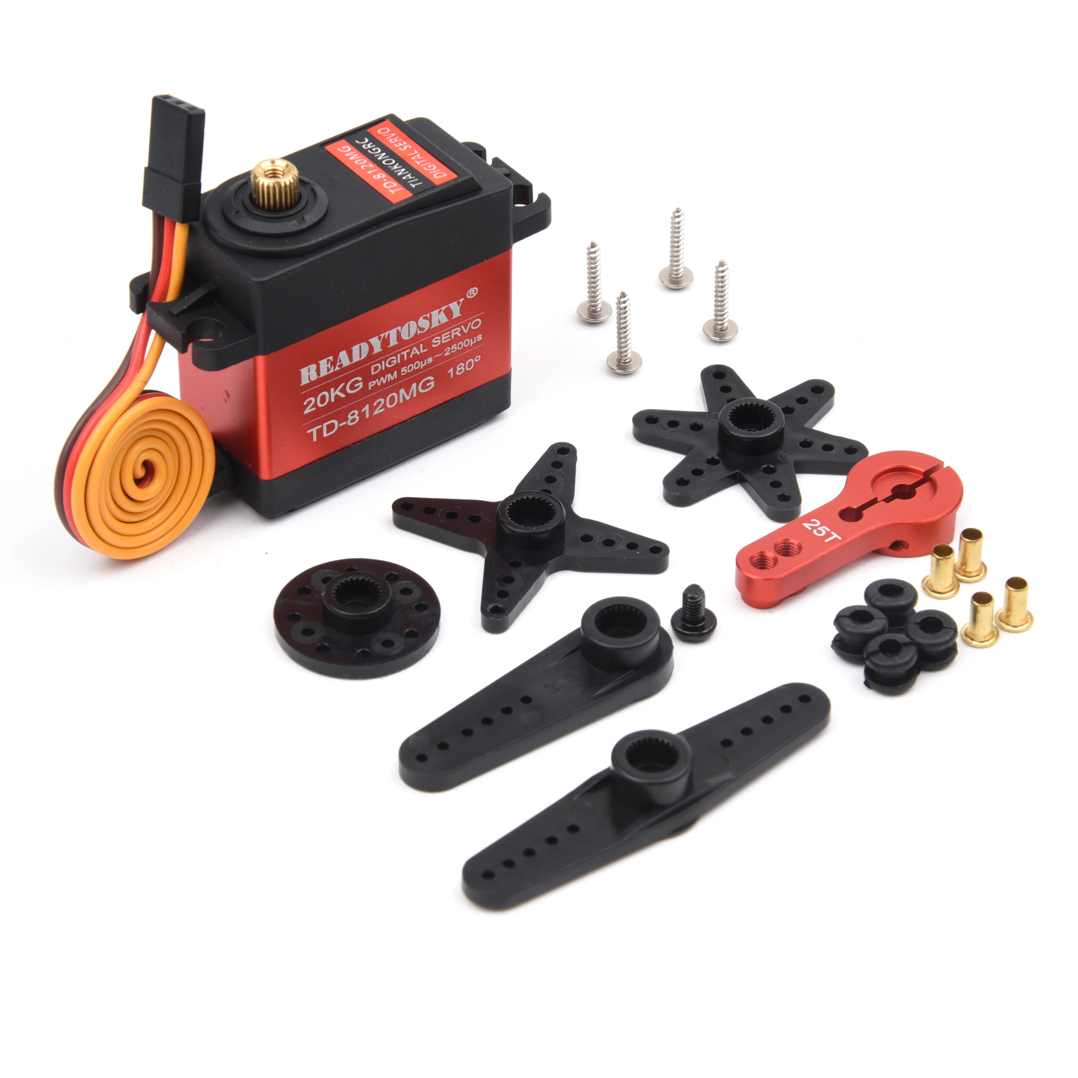 1X防水サーボ 20kg 25kg 30kg 35kg 40kg ハイスピードサーボ メタルギア デジタルサーボ RCバハサーボ 1/8 1/10スケールRCカー用