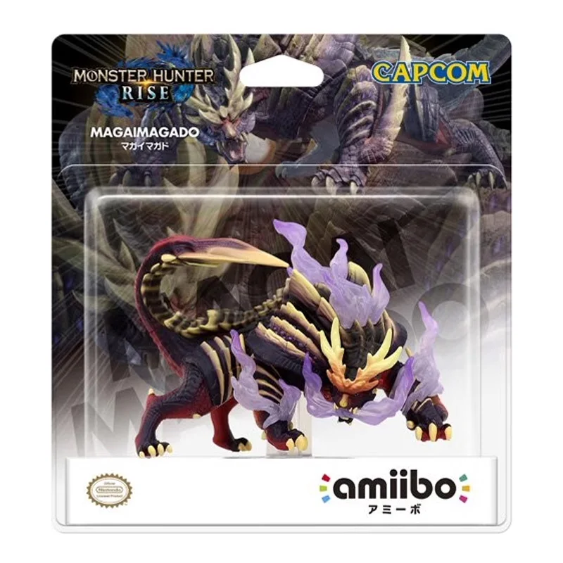 ARTSWIFT Amiibo - Monster Hunter Rise Series -Magnamalo Palamute Palico Original Figure Asian Version Region Free