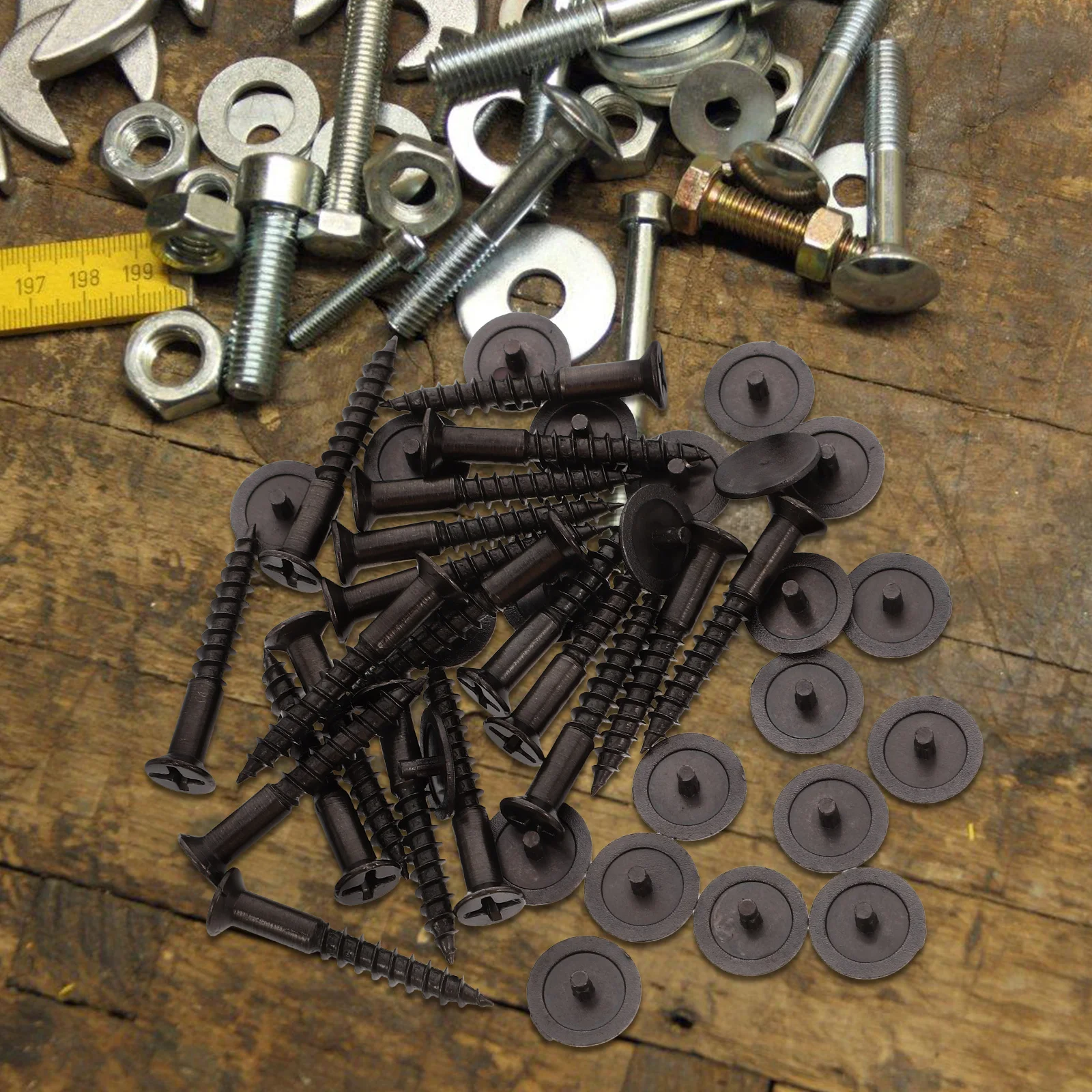 

Cross Head Screws Small Flat Cabinet Decorative Set Self Tapping Wood Wardrobe Furniture Hardware Brown Shutter Fasteners