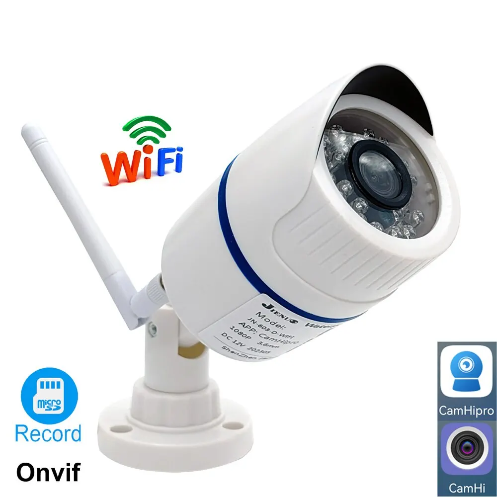 Kamera IP 5MP 4MP 1080P Wifi na zewnątrz Cctv do domu z monitorowaniem bezprzewodowym Audio IPcam Kamera noktowizyjna Camhipro