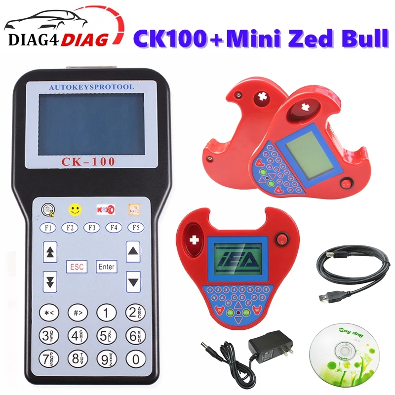 

Newest CK-100 Universal Car Key Maker Tool Multi-Language CK100 V99.99 With 1024 Tokens Auto Key Programmer Mini Zed bull