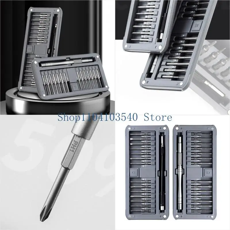 

02DC Quality 30Piece Screwdriver Set With Steel Head T6H,T10H,T15H,
