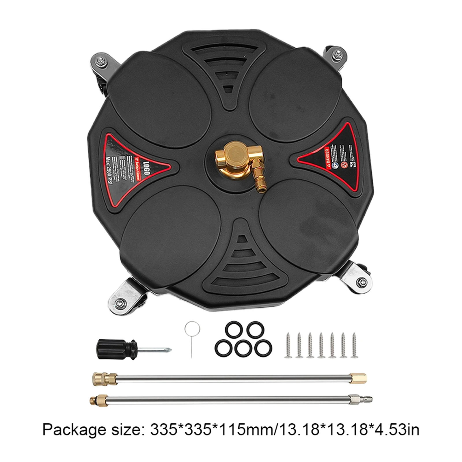 

Мойка высокого давления с быстроразъемным соединением 1/4 дюйма, очиститель поверхностей, 2500 фунтов на кв. дюйм, мощная, с удлинительной трубкой и сменными насадками