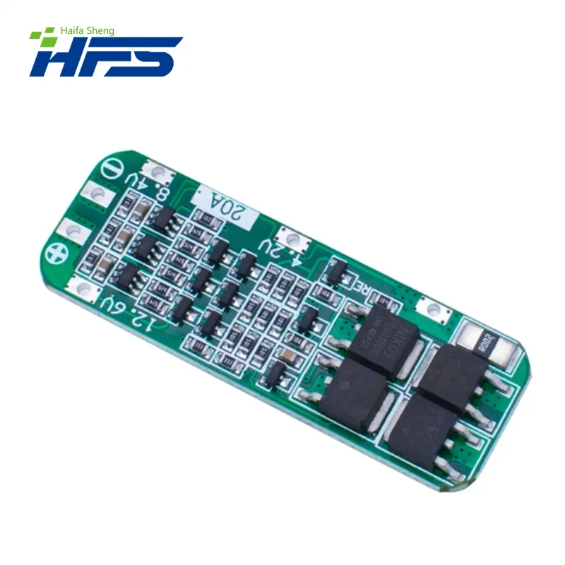 3S 20A 18650 Li-ion Lithium Battery Charger PCB BMS Protection Board For Drill Motor 12.6V Lipo Cell Module 64x20x3.4MM