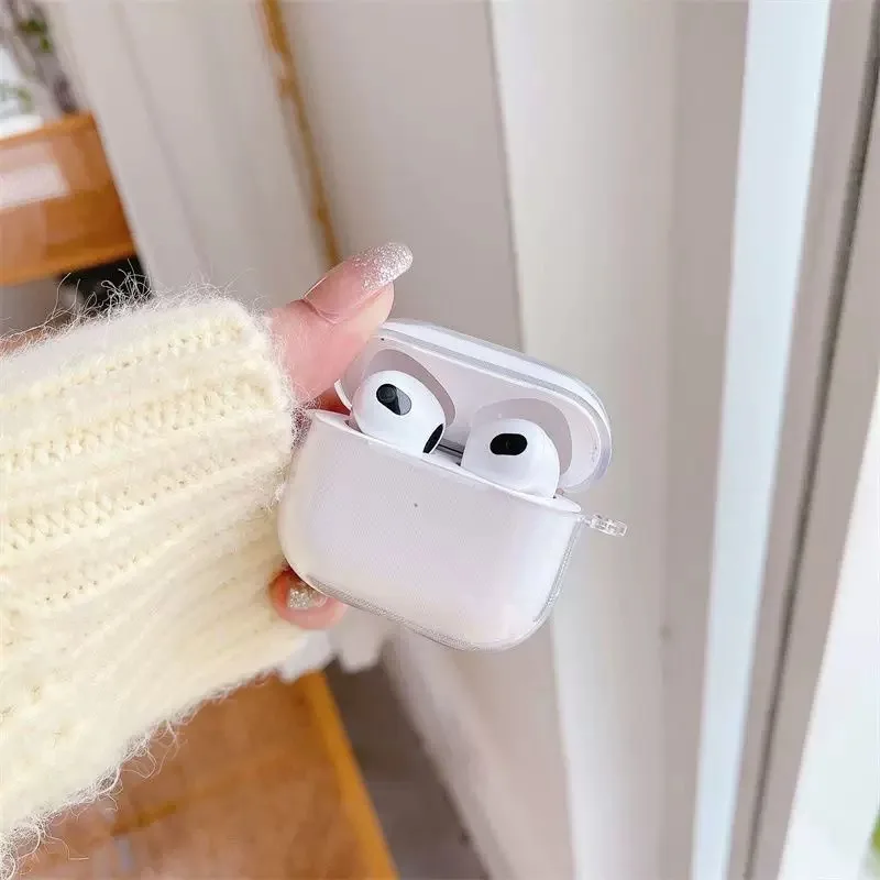 Neue, transparente, weiche TPU-Schutzhülle für Airpods 5 2026, stoßfest, mit Trageband für Airpods 5 4 Ladehülle, Schutzabdeckung – Detail 2