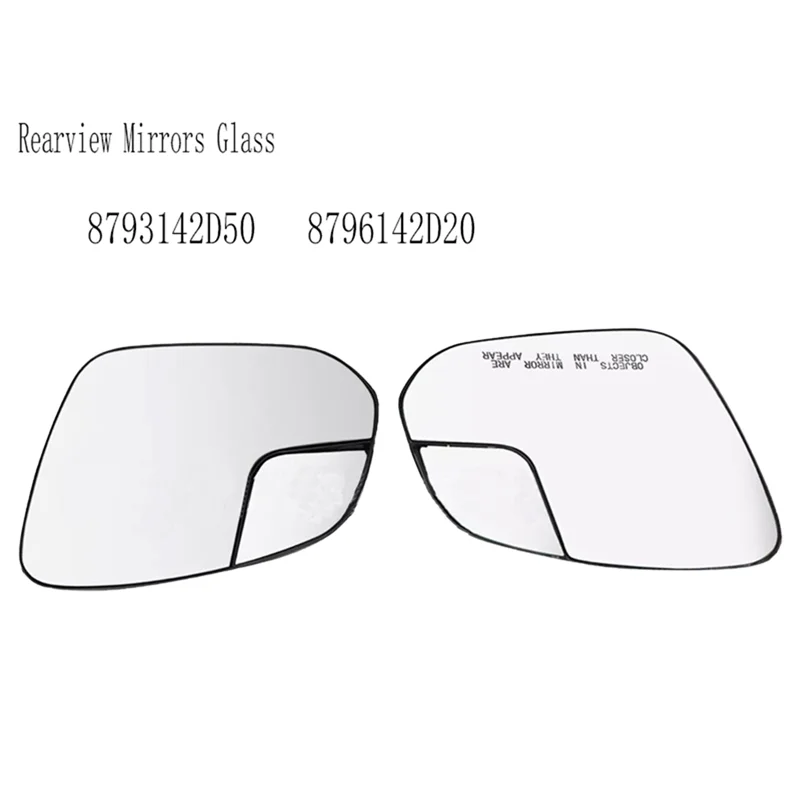 

AT92-Rearview Mirrors Glass With Heating Blind Spot Rearview Mirror For Toyota 4Runner 2014-2020 Rav4 2016-2018 8793142D50