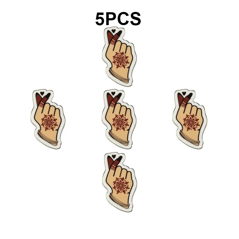 1-5-10-50-100PCS Saudi Arabia Mobile Phone 3M Sticker Badge Metal Pin Broooches Pins
