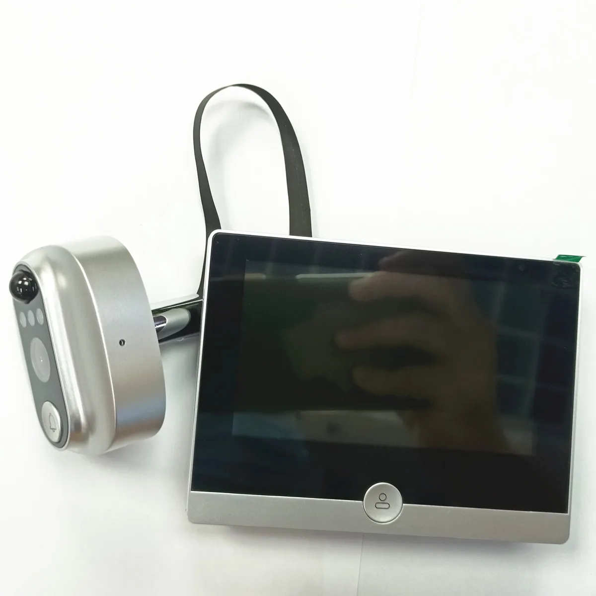 Tuya APP 4.3 นิ้ว WiFi Doorbell ภาพประตู Peephole โทรศัพท์ประตูวิดีโอกล้อง PIR Home Security กล้องประตู