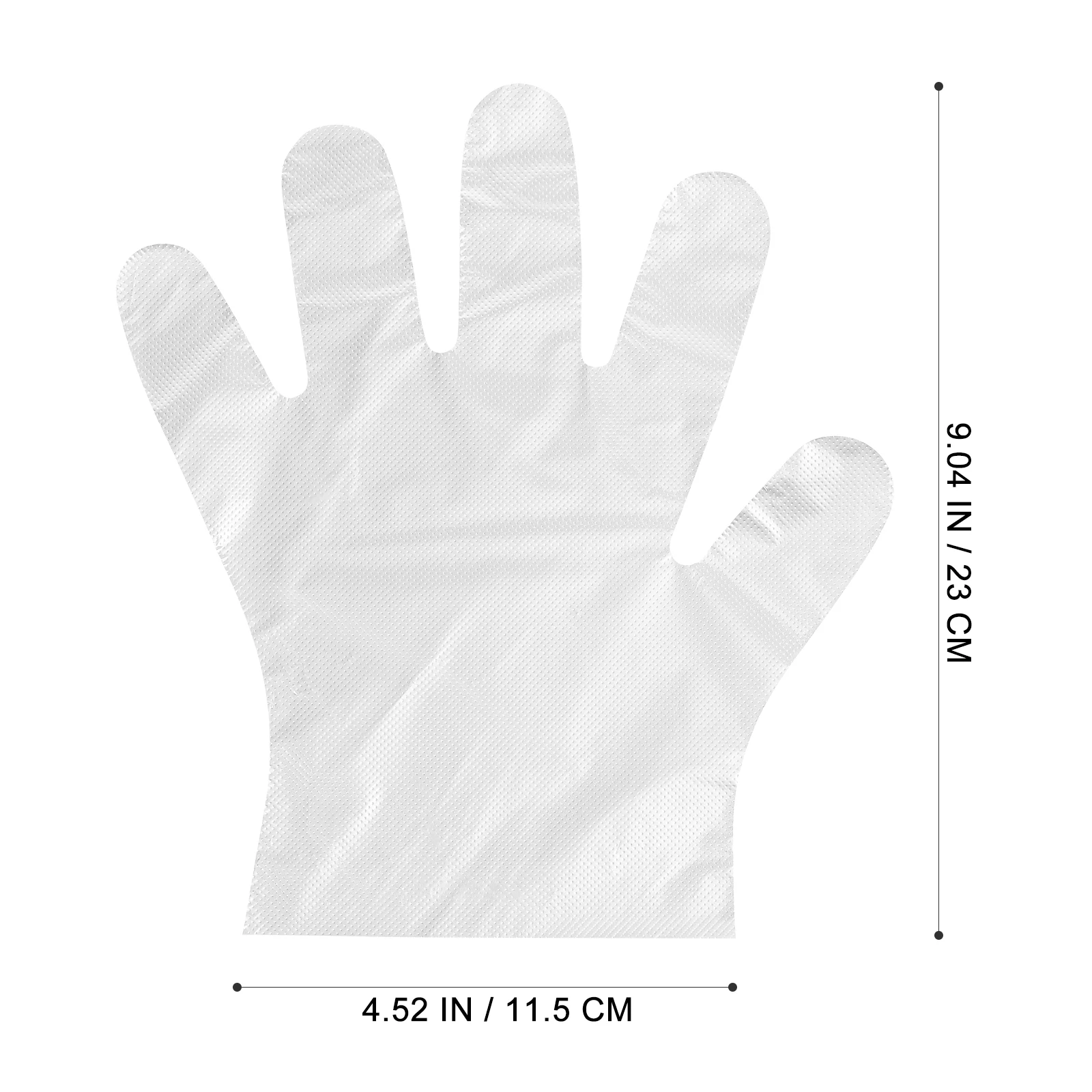 Food Grade Disposable Plastic Gloves Child Cleaning Transparent Hand Protective Cover