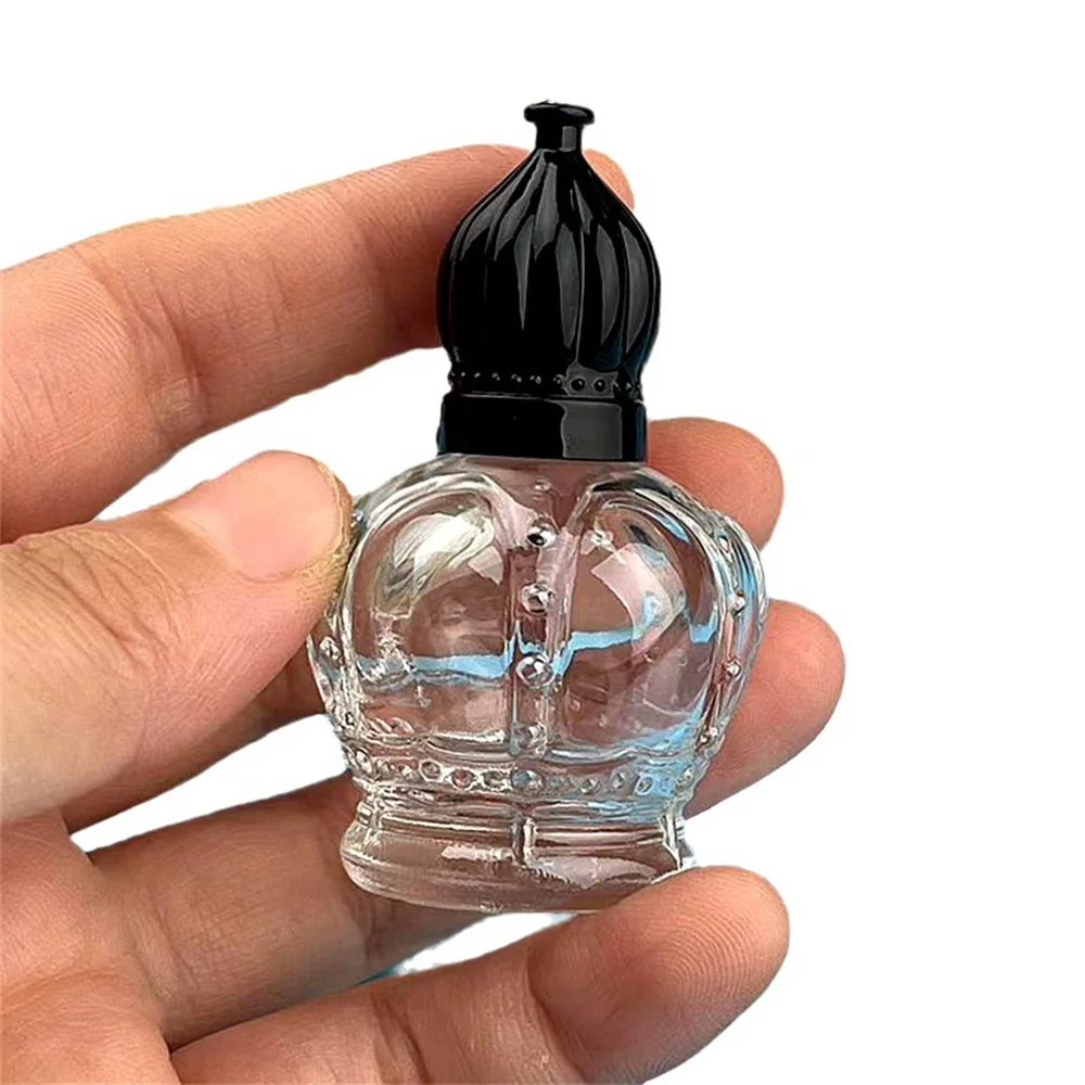 3-15ml Glass Roll on Bottle Mini Essential Oil Container Portable Sample Lip Oil Roller Bottle Empty Refillable Perfume Bottles