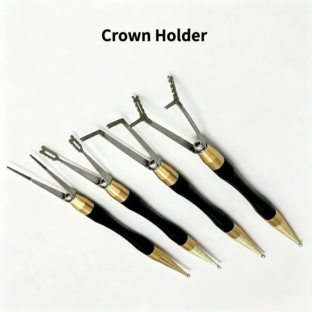 Dental Crown Holder Pliers, Crown Bridge Placer & Remover, Anterior Posterior Teeth, Dental Clinic Lab Tool, Autoclavable 135°C