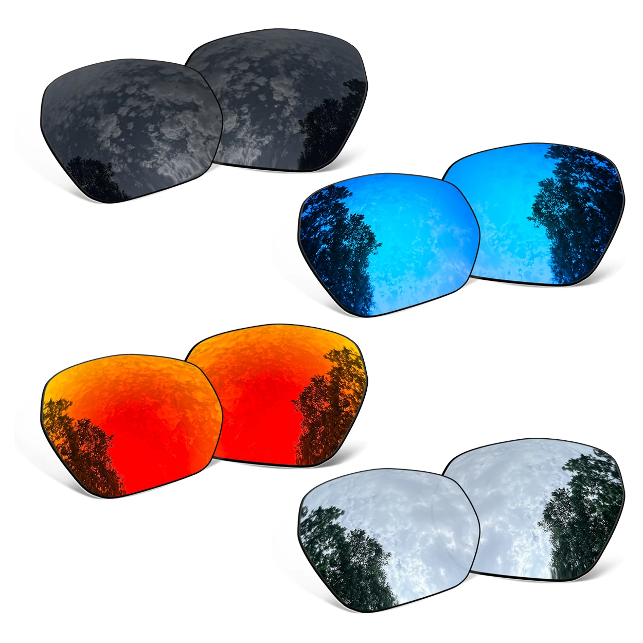 

Polarized & Tinted for Oakley Plazma OO9019 Sunglasses 100% UV Protection Multiple Color Options