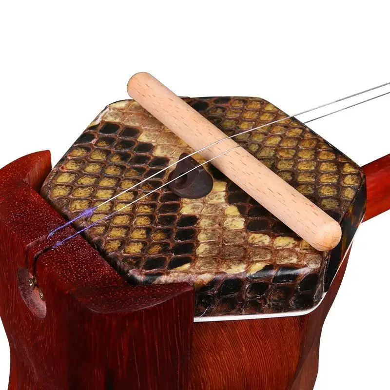 1Pc Erhu Reduce Pressure Protection Bridge Wooden Mute Reduce Sound Volume Erhu Musical Instrument Practice Accessories