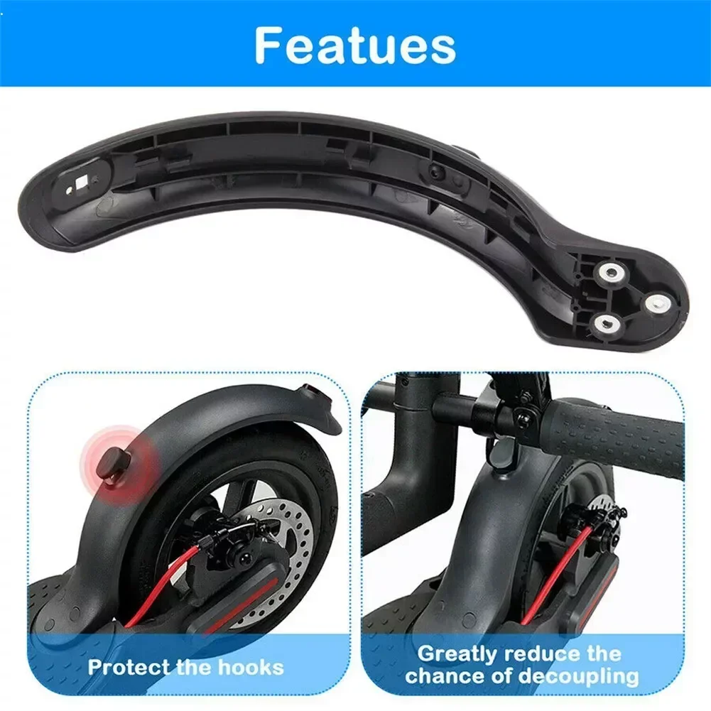 SPORTFUNSF Durable Scooter Mudguard Fender For Xiaomi M365&Pro Electric Scooter Part Rear Mudguard Tire Splash Fender Guard