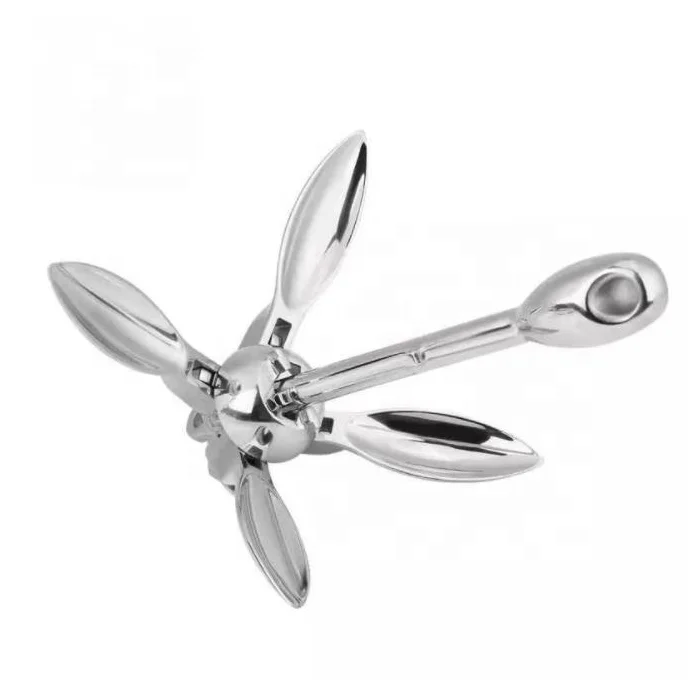 Hot Selling Alastan Marine Hardware 316 Stainless Steel Grab Hook Anchor, Mirror Polished, Heavy Duty Marine Anchor