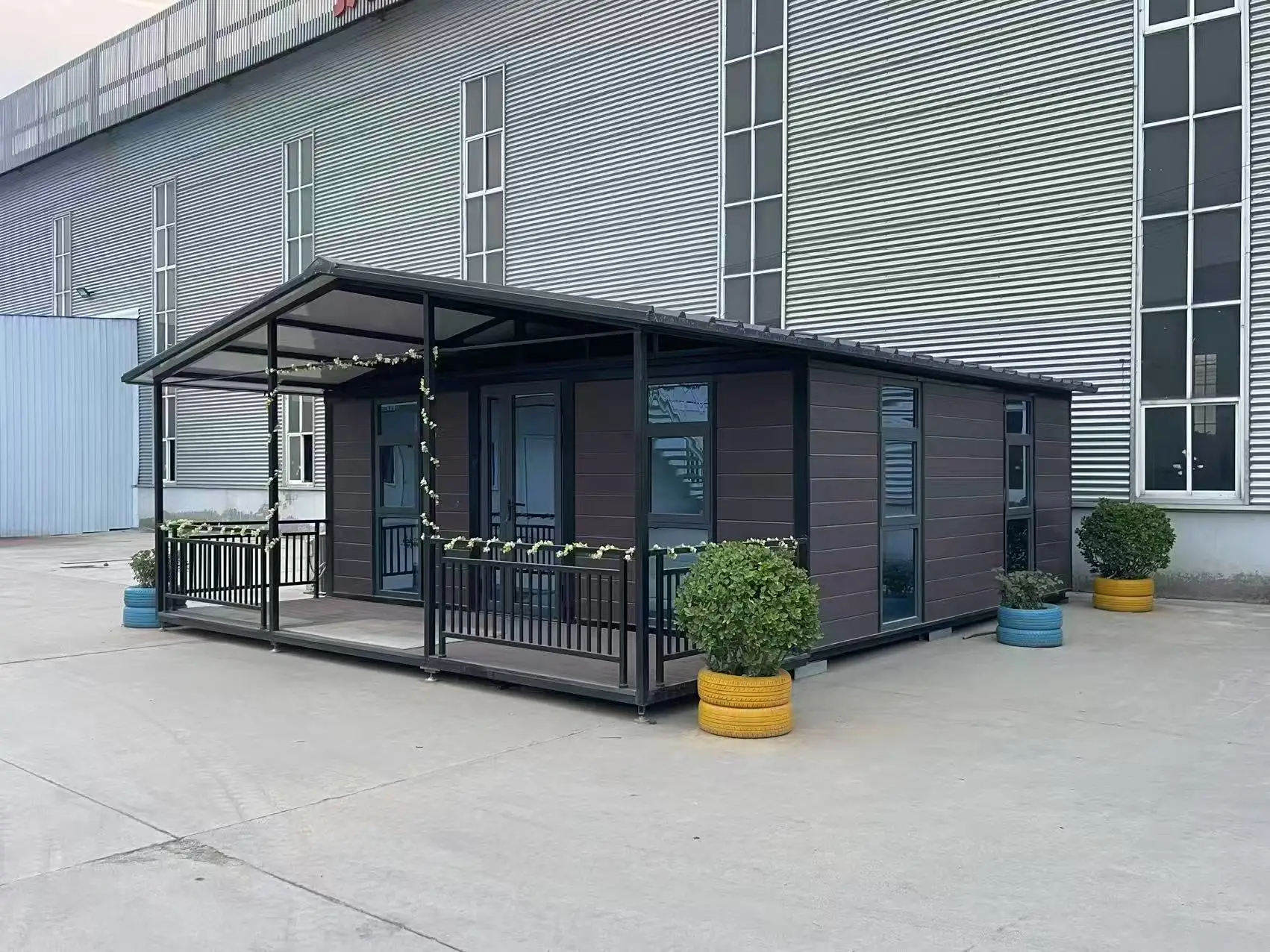 New Products Beautiful Easy to Install Double Wing Expansion House Prefabricated Expandable Folding Double Wing House