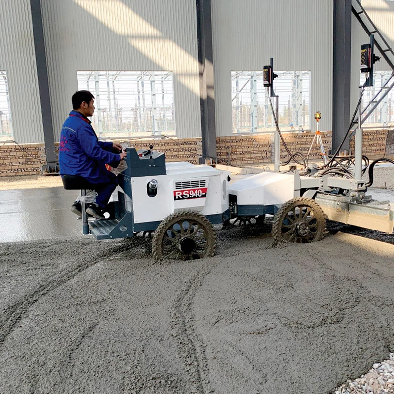 Concrete Laser Screed Machine Floor Leveling Concrete Laser Leveling Screed Machine Boom Type Laser Concrete Screed