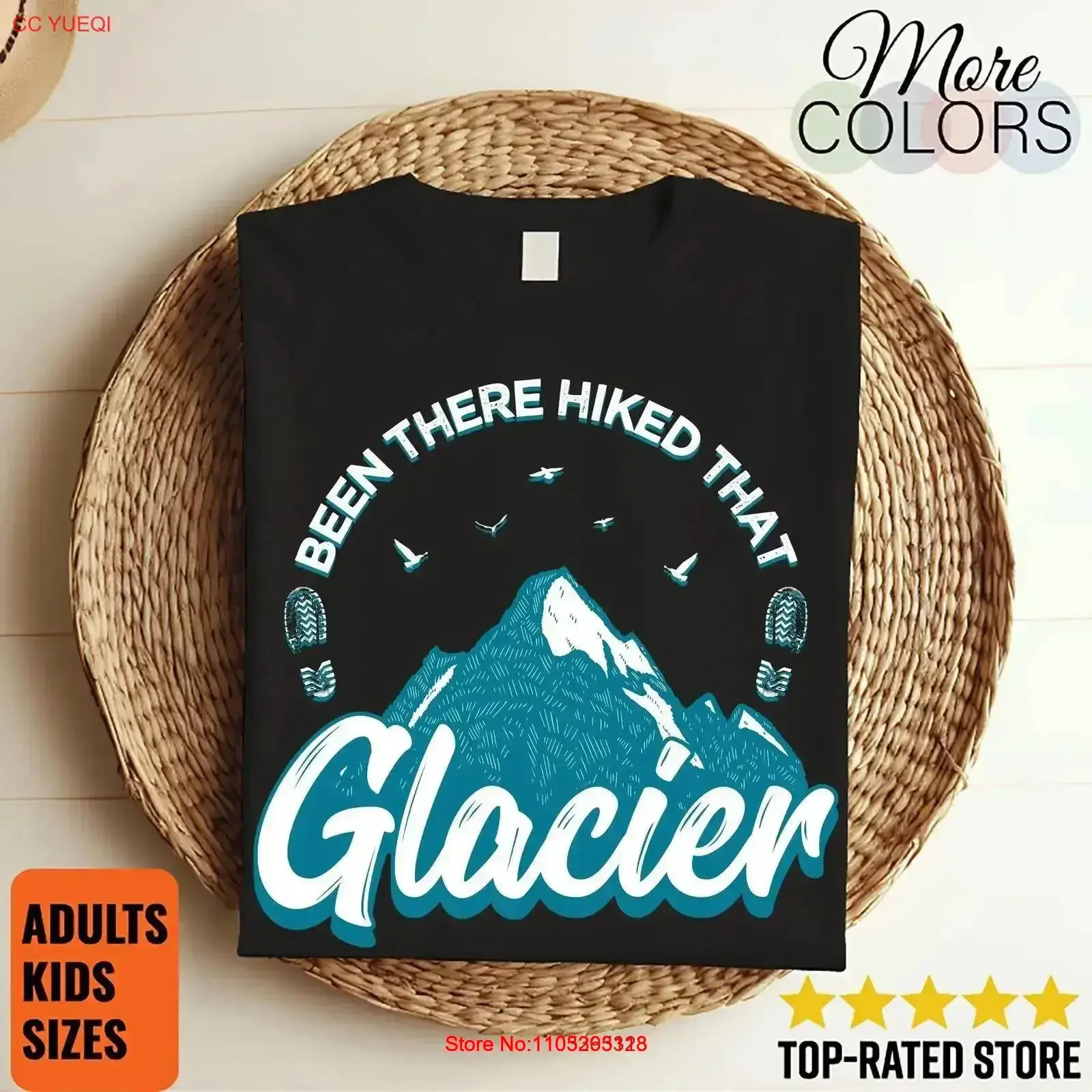 Glacier National Park T Shirt Vintage s Birthday Present Washed designer clothes graphic Versatile Soft vintage Washed