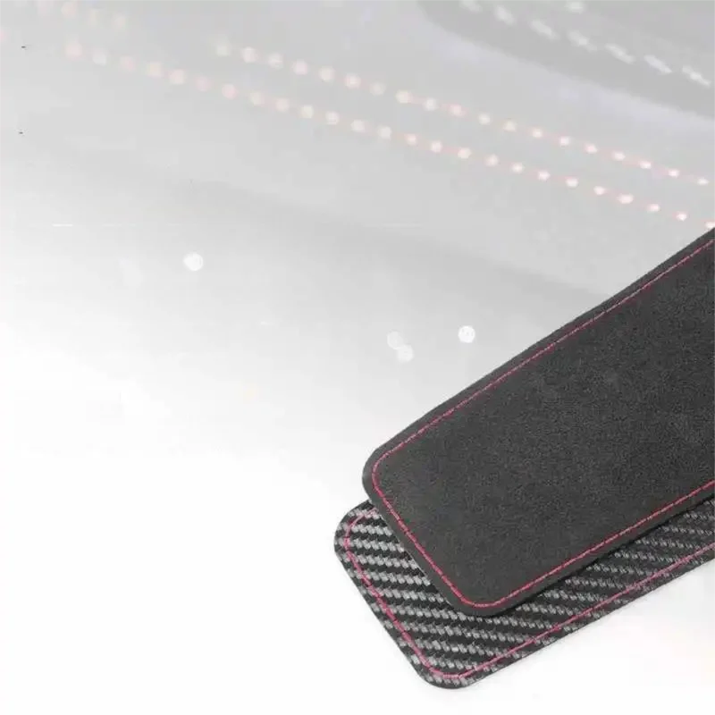 For Porsche Macan 2014 2015 2016 2017-2025 Rear Seat Side Airbag Panel Decorative Sticker Microfiber Suede Interior Trim Decal